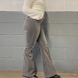 High waisted flare pants